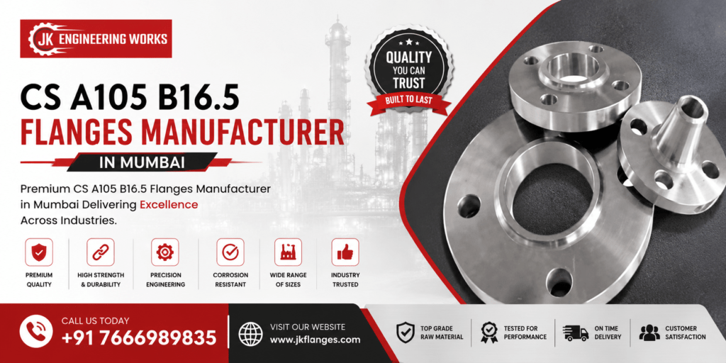 CS A105 B16.5 Flanges Manufacturer in Mumbai